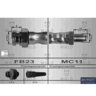 Flessibile del freno 8481 AKRON-MALO' per FIAT LANCIA