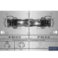 Flessibile del freno 8486 AKRON-MALO' per FIAT