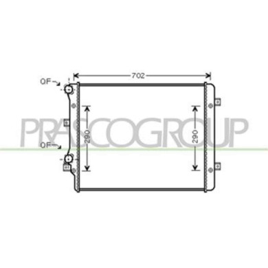 AD322R015_1.JPG Radiatore Per Audi A3 3/5 Porte (8p/8pa) Dal 2008 Al 2012