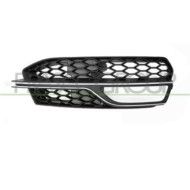 Griglia Destra Nera Paraurti Anteriore Per Audi A3 3/5 Porte (8v1/8va) Dal 2012 Al 2016