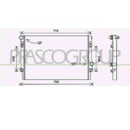 Radiatore Per Audi A3 3/5 Porte (8v1/8va) Dal 2012 Al 2016