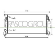 Radiatore Per Audi A3 3/5 Porte (8v1/8va) Dal 2012 Al 2016