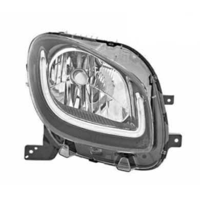 LIBRETTO_RICHIESTA_TARGA.JPG Proiettore H4 C/luce Diurna A Led Per Smart Fortwo Lato Sinistro Dal 2014/11