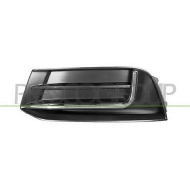 GUIDA_ALLA_SCELTA.JPG Griglia Sinistra Paraurti Nera Per Audi A3 4 Porte - Cabrio (8ve/8vm) Dal 2016 Al 2020