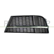 Griglia Sinistra Paraurti Nera Per Audi A3 3/5 Porte (8vf/8vk) Dal 2016 Al 2020