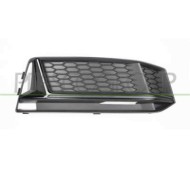 Griglia Destra Paraurti Nera Per Audi A4 (b9) S-line Dal 2015 Al 2018