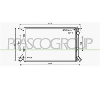 AD620R007_1.JPG Radiatore Per Audi A5 (8t3/8f) Coupe'/cabriolet Dal 2007 Al 2011