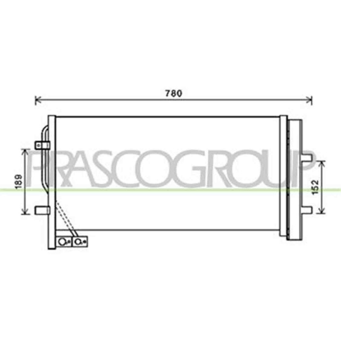 AD810C001_1.JPG Condensatore Per Audi Q3 (8u) Dal 2011 Al 2014