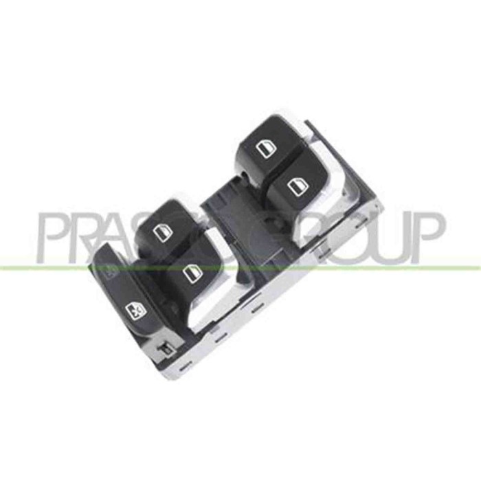 GUIDA_ALLA_SCELTA.JPG Pulsantiera Nera/bordo Cromato Per Audi Q3 (8u) Dal 2011 Al 2014