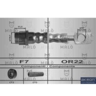 Flessibile del freno 80166 AKRON-MALO' per VW