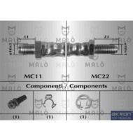 Flessibile del freno 8419 AKRON-MALO' per ALFA ROMEO