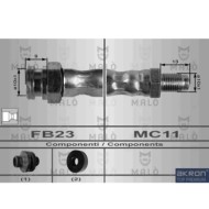 Flessibile del freno 8562 AKRON-MALO' per FIAT ALFA ROMEO