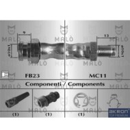 Flessibile del freno 8571 AKRON-MALO' per PEUGEOT CITROEN FIAT