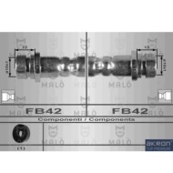 Flessibile del freno 8609 AKRON-MALO' per FORD