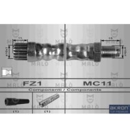 Flessibile del freno 8622 AKRON-MALO' per PEUGEOT