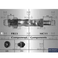 NEUTRO.jpg Flessibile del freno 8917 AKRON-MALO' per FIAT ALFA ROMEO LANCIA