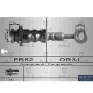 NEUTRO.jpg Flessibile del freno 8932 AKRON-MALO' per OPEL SUZUKI