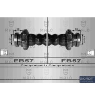 NEUTRO.jpg Flessibile del freno 8994 AKRON-MALO' per NISSAN