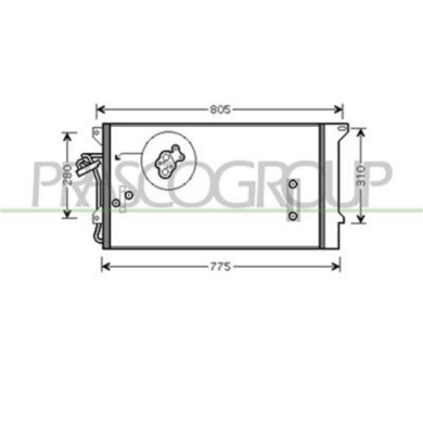 AD830C001_1.JPG Condensatore Per Audi Q7 (4l) Dal 2006 Al 2009