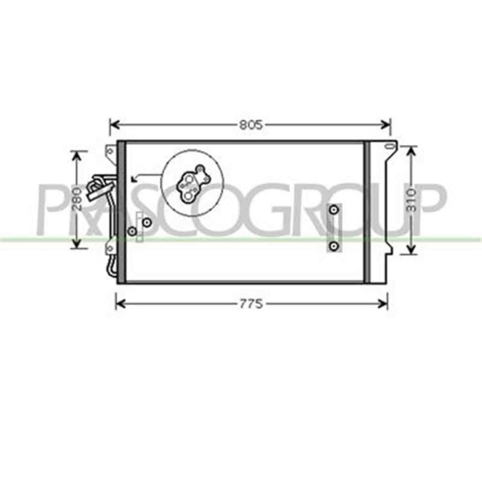 AD830C001_1.JPG Condensatore Per Audi Q7 (4l) Dal 2006 Al 2009