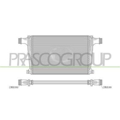 AD835N001_2.JPG Intercooler Per Audi Q7 (4m) S-line Dal 2015 Al 2019