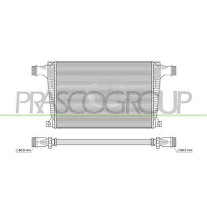 AD835N001_2.JPG Intercooler Per Audi Q7 (4m) S-line Dal 2015 Al 2019