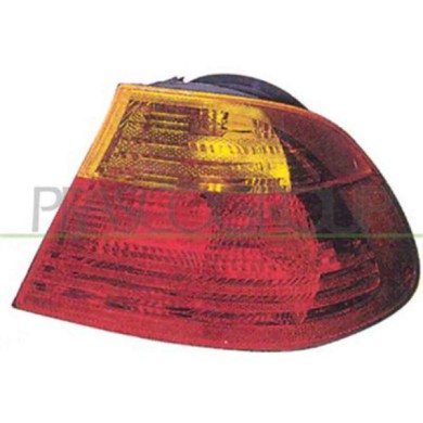 GUIDA_ALLA_SCELTA.JPG Fanale Posteriore Sinistro Esterno Senza Porta Lampada Arancio/rosso Per Bmw 3 Series - E46 Dal 1998 Al 20