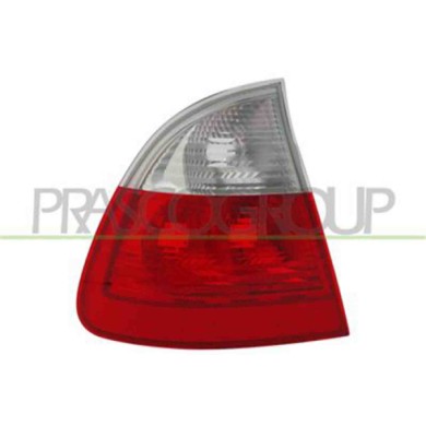 GUIDA_ALLA_SCELTA.JPG Fanale Posteriore Sinistro Esterno Senza Porta Lampada Bianco/rosso Per Bmw 3 Series - E46 Dal 1998 Al 200
