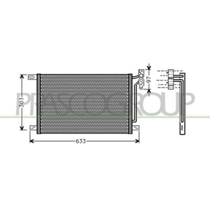 BM018C002_1.JPG Condensatore Per Bmw 3 Series - E46 Dal 1998 Al 2001