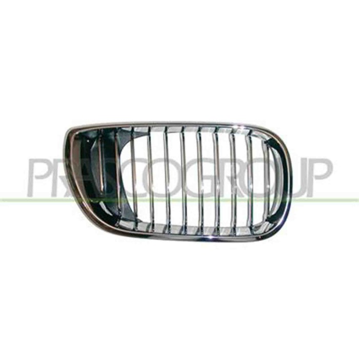 GUIDA_ALLA_SCELTA.JPG Griglia Radiatore Destra Cromata Per Bmw 3 Series - E46 Dal 2001 Al 2005