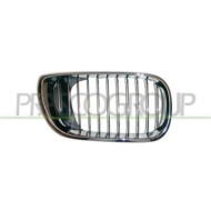 GUIDA_ALLA_SCELTA.JPG Griglia Radiatore Destra Cromata Per Bmw 3 Series - E46 Dal 2001 Al 2005