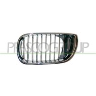 Griglia Radiatore Sinistra Cromata Per Bmw 3 Series - E46 Dal 2001 Al 2005