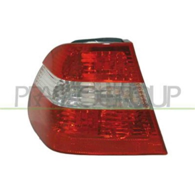 GUIDA_ALLA_SCELTA.JPG Fanale Posteriore Sinistro Esterno Senza Porta Lampada Bianco/rosso Per Bmw 3 Series - E46 Dal 2001 Al 200