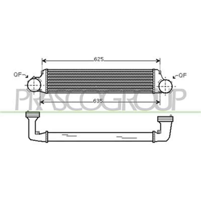 BM020N001_1.JPG Intercooler Per Bmw 3 Series - E46 Dal 2001 Al 2005