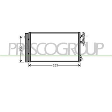 BM024C002_1.JPG Condensatore Per Bmw 3 Series - E90/e91 Dal 2005 Al 2009