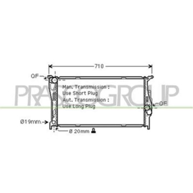 BM024R003_1.JPG Radiatore Per Bmw 3 Series - E90/e91 Dal 2005 Al 2009
