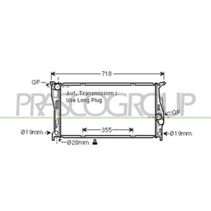 BM024R006_1.JPG Radiatore Per Bmw 3 Series - E90/e91 Dal 2005 Al 2009