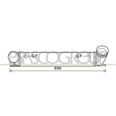 BM026N002_1.JPG Intercooler Per Bmw 3 Series - E90/e91 Dal 2009 Al 2011