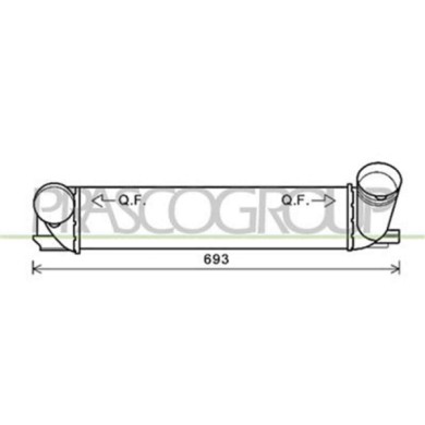 BM026N003_1.JPG Intercooler Per Bmw 3 Series - E90/e91 Dal 2009 Al 2011