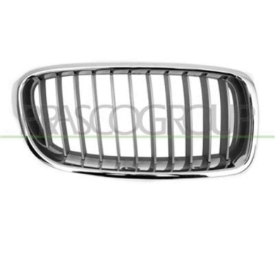 GUIDA_ALLA_SCELTA.JPG Griglia Radiatore Destra Verniciata Argento Con Modanatura Cromata Per Bmw 3 Series - F30/f31 Dal 2011 Al 