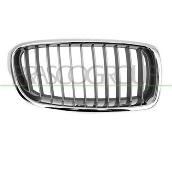 GUIDA_ALLA_SCELTA.JPG Griglia Radiatore Destra Verniciata Argento Con Modanatura Cromata Per Bmw 3 Series - F30/f31 Dal 2011 Al 