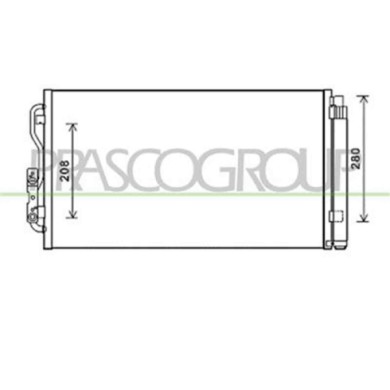 BM028C001_1.JPG Condensatore Per Bmw 3 Series - F30/f31 Dal 2011 Al 2014