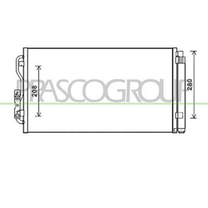 BM028C001_1.JPG Condensatore Per Bmw 3 Series - F30/f31 Dal 2011 Al 2014