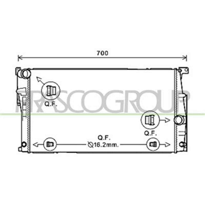 BM028R002_1.JPG Radiatore Per Bmw 3 Series - F30/f31 Dal 2011 Al 2014