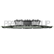 Spoiler Paraurti Anteriore Inferiore Nero Con Adaptive Cruise Control Per Bmw 3 Series - F30/f31 Lci Dal 2015 Al 2018