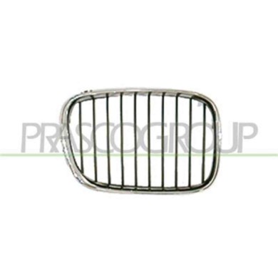 GUIDA_ALLA_SCELTA.JPG Griglia Radiatore Destra Cromata/nera Per Bmw 5 Series - E39 Dal 1995 Al 2000