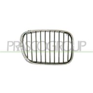Griglia Radiatore Destra Cromata/nera Per Bmw 5 Series - E39 Dal 1995 Al 2000