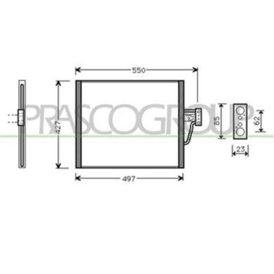 BM044C002_1.JPG Condensatore Per Bmw 5 Series - E39 Dal 1995 Al 2000
