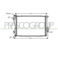 BM044R010_1.JPG Radiatore Per Bmw 5 Series - E39 Dal 1995 Al 2000