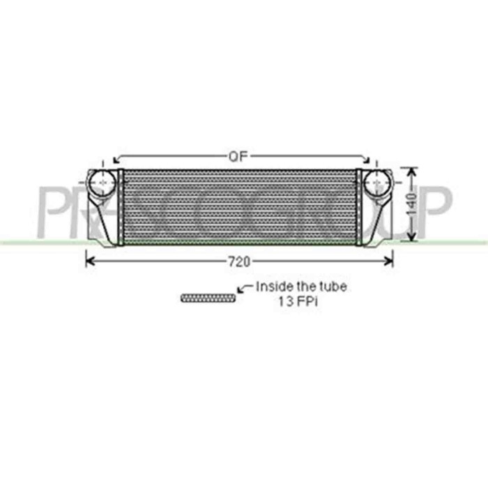 BM048N001_1.JPG Intercooler Per Bmw 5 Series - F10/f11 Dal 2010 Al 2013